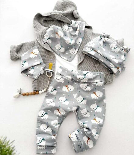 4 delni Baby kompletek "Medvedki"