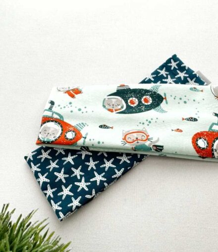 Set dveh trakov za ušesa "Morske"