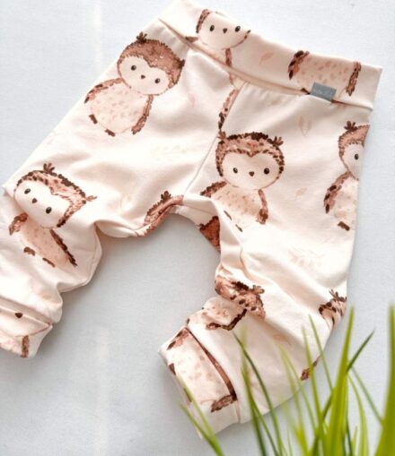 Play & Sleep hlačke "Pastelne sovice"